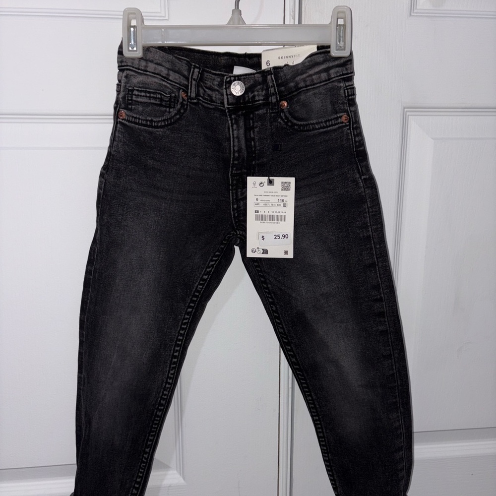 Zara Charcoal Skinny Jeans